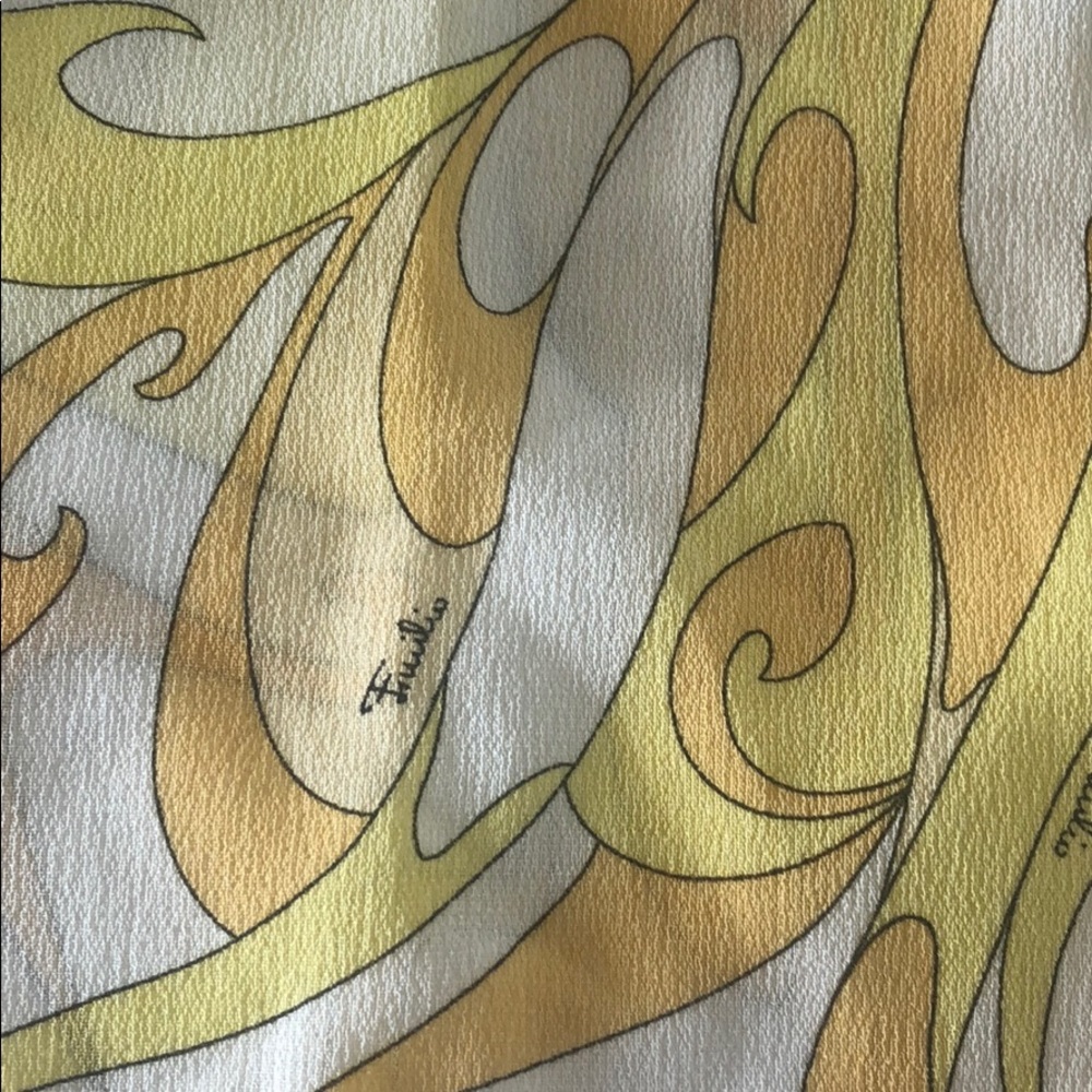 Emilio Pucci Vintage silk crop top, size 38